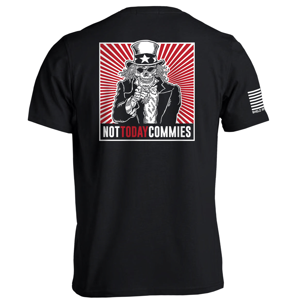 Not Today Commies Uncle Sam (Black)