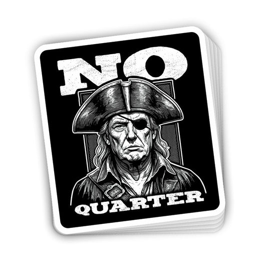 No Quarter Trump Decal