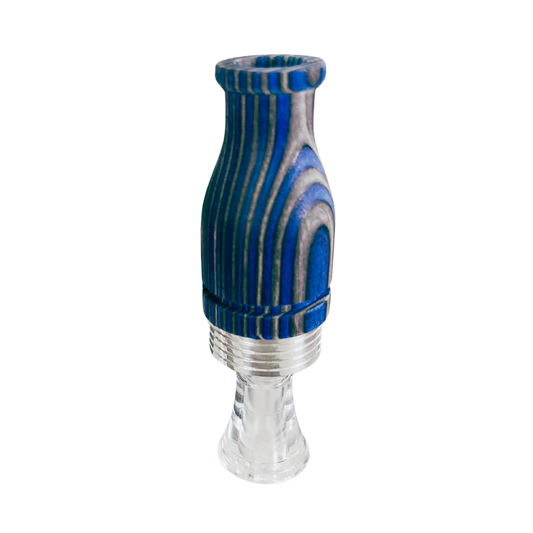 Single Reed J-Frame Duck Call (Mallard) - Blue Laminate