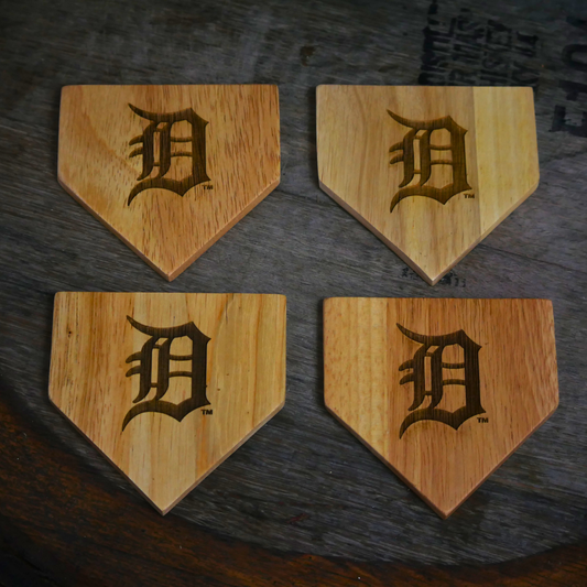 Detroit Tigers "D" Dugout Mug® | Wood Coaster
