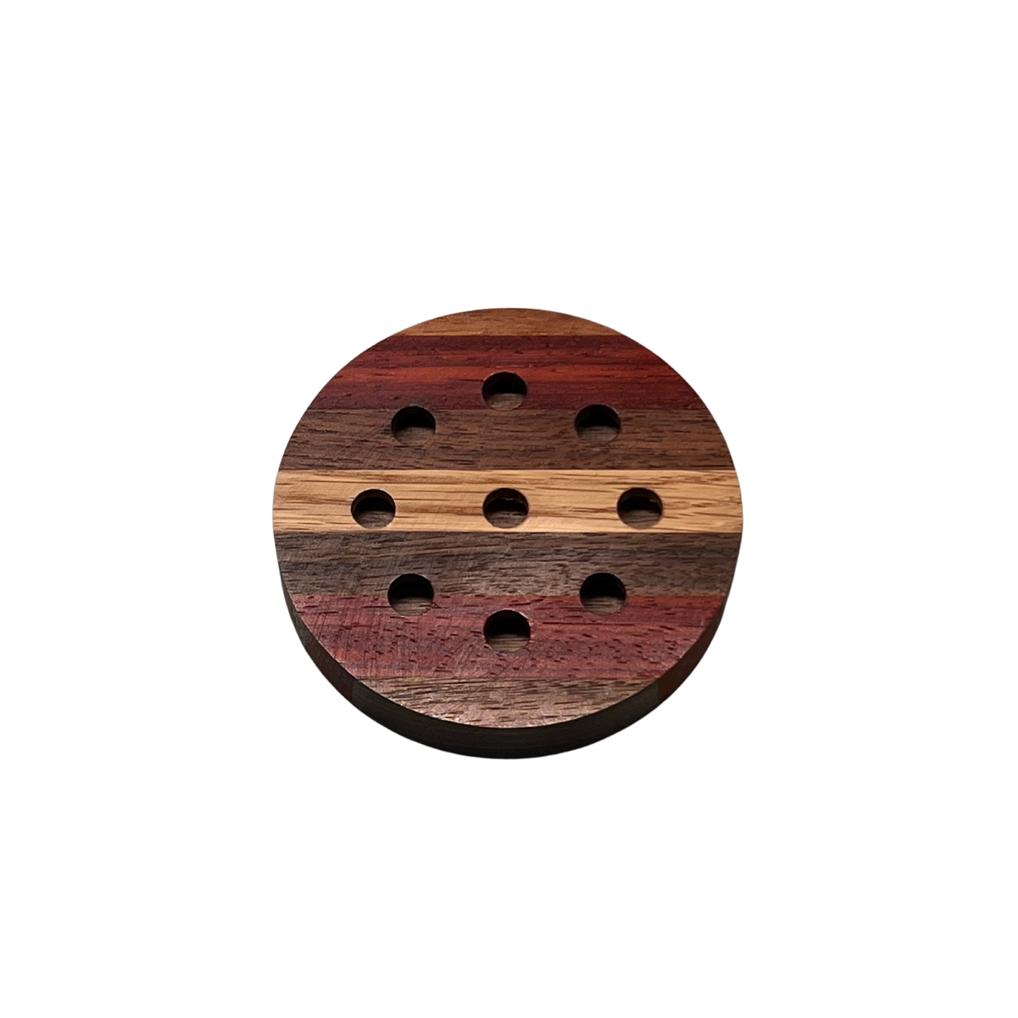 Single Sided Half Blasted Glass Top w/ Wooden Bottom Pot Call