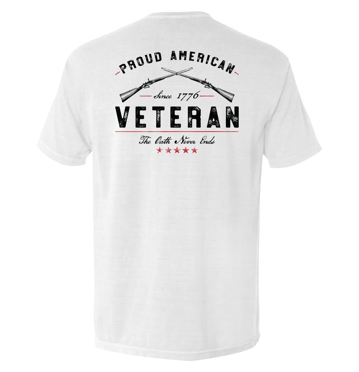 Proud American Veteran The Oath Never Ends