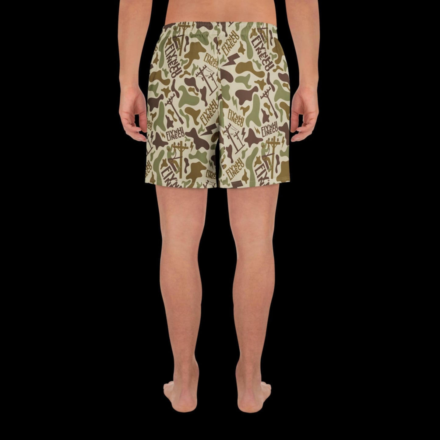 Line Trash Camo drag'n up shorts
