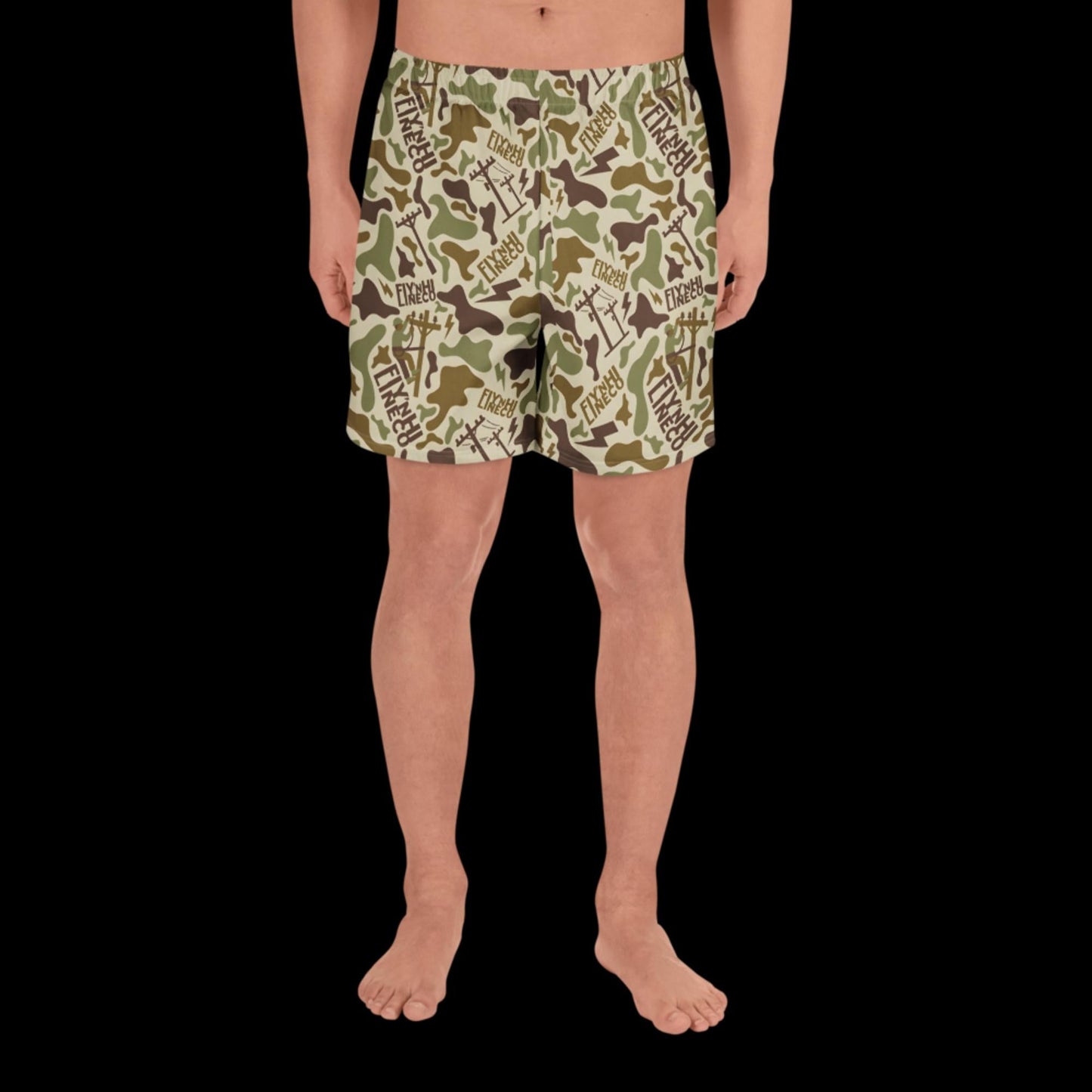 Line Trash Camo drag'n up shorts