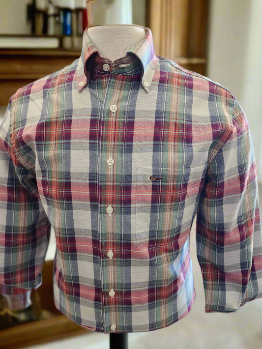 Men's Thomas Strut's Apparel Co. L/S Button Down-Holiday Plaid