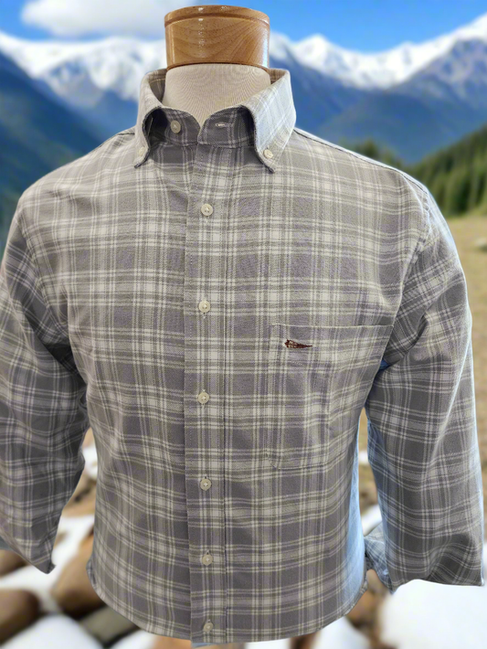 Men's Thomas Strut's Apparel Co. L/S Button Down-Smokey Plaid