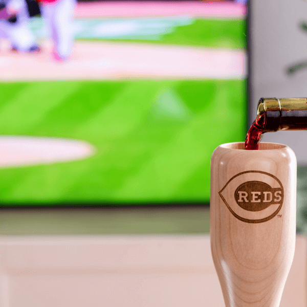 Cincinnati Reds Wined Up® | Baseball Bat Wine Mug