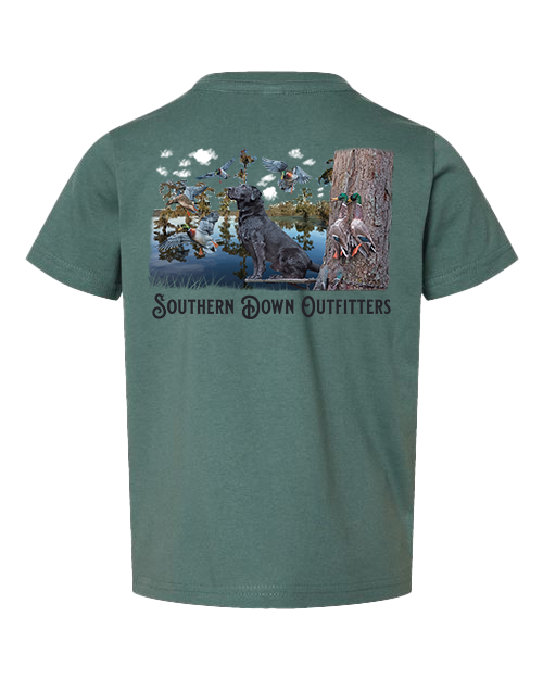 Black Lab Swamp Toddler Tee