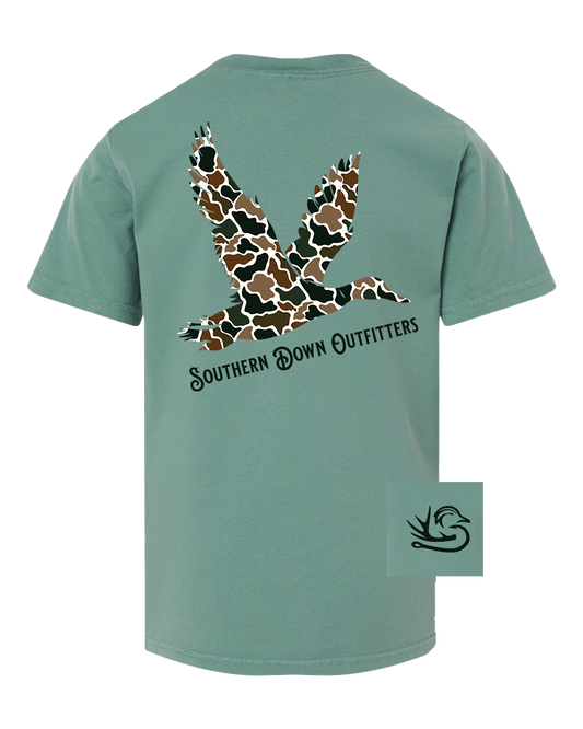 Camo Mallard Youth Tee