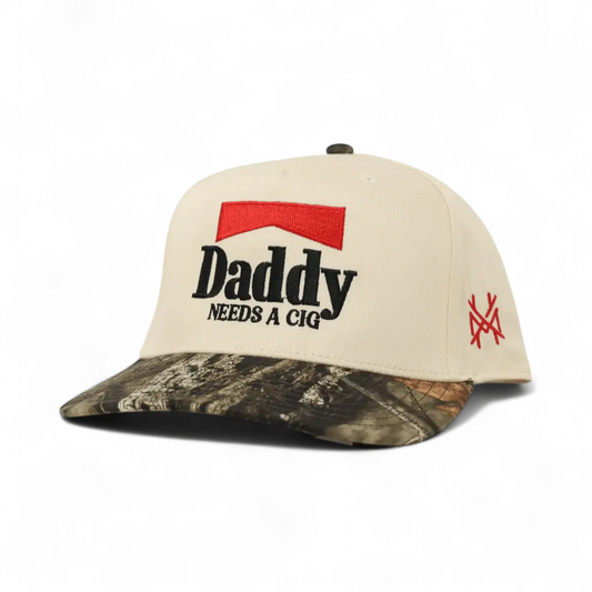 Daddy Needs a Cig Snapback Hat