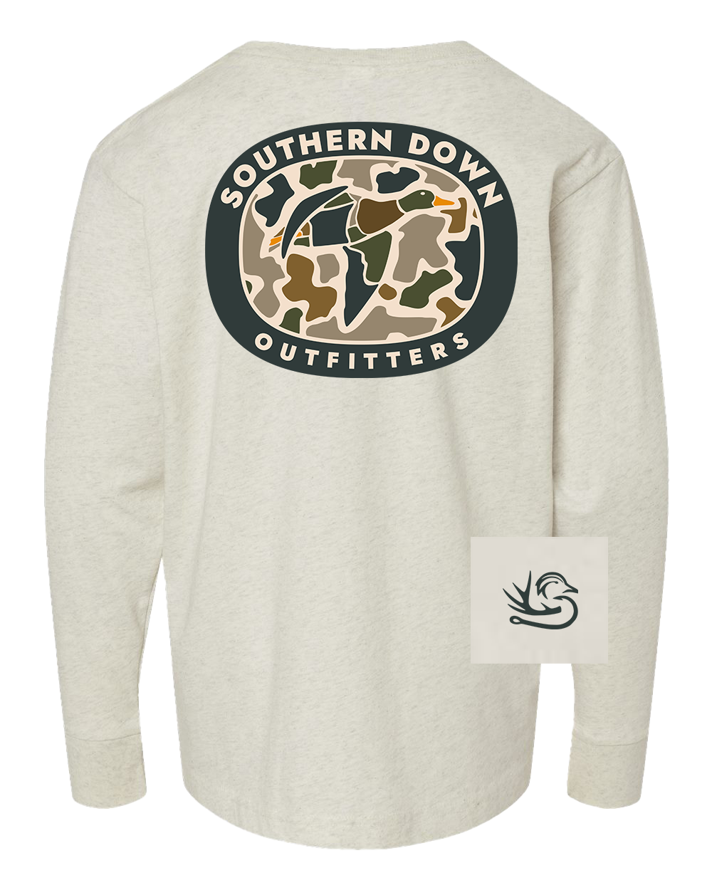 Duck Camo Youth LS Tee