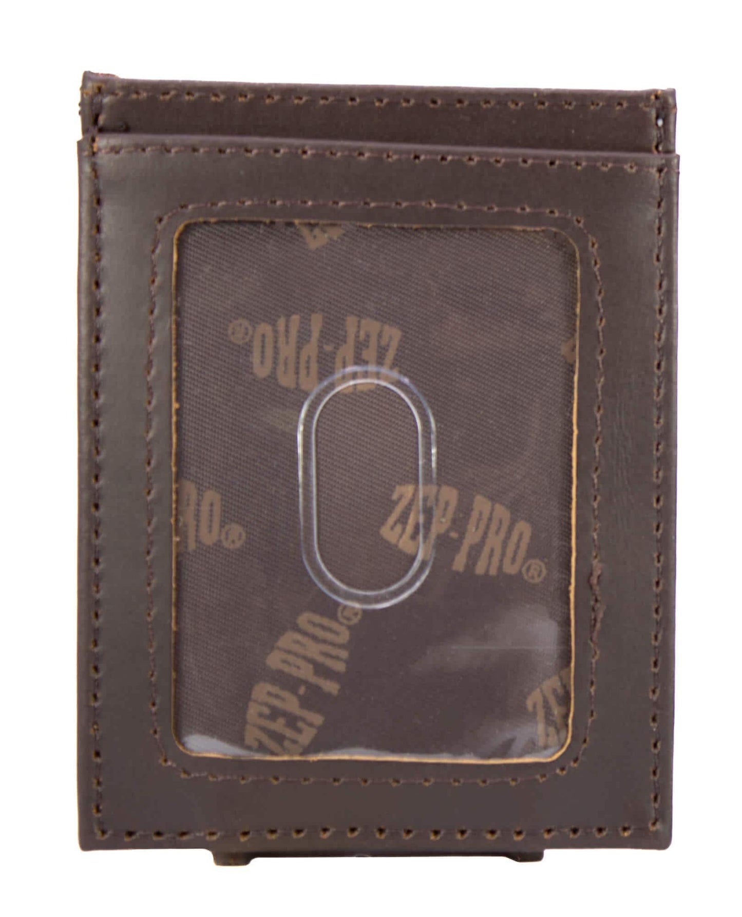 Lab Men's Magnetic Front Pocket Old School Camo Leather Wallet.