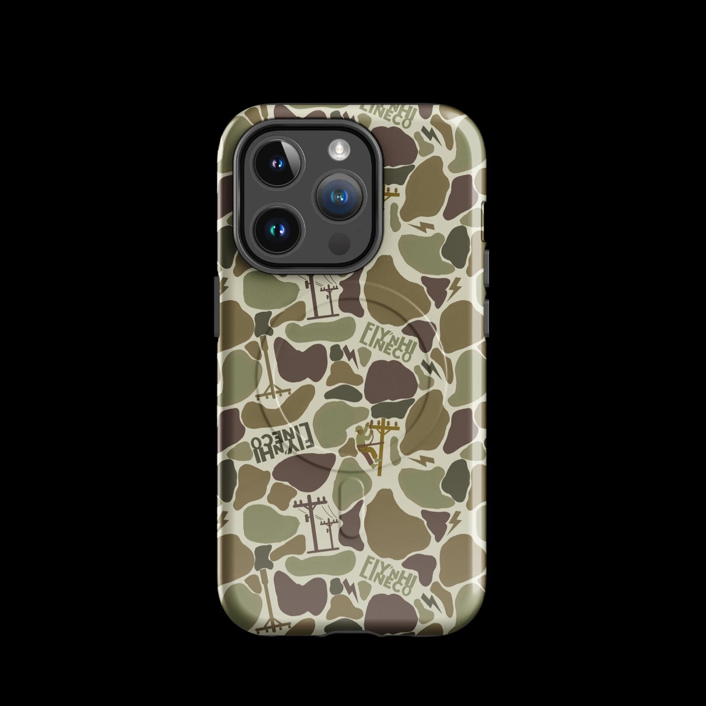 LineTrash Camo iphone case