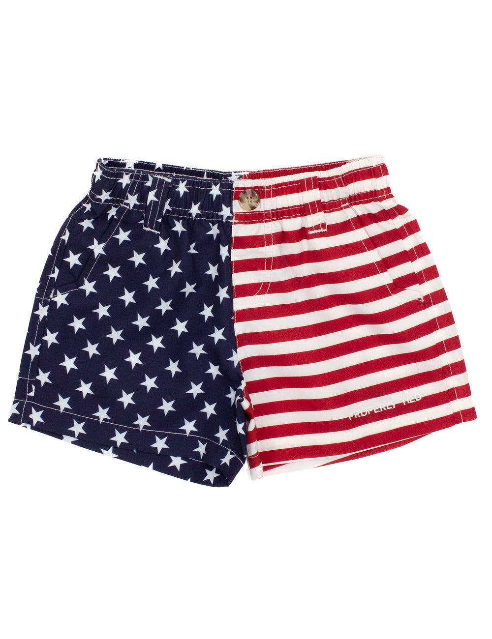 Youth Properly Tied Mallard Shorts-Freedom Flag