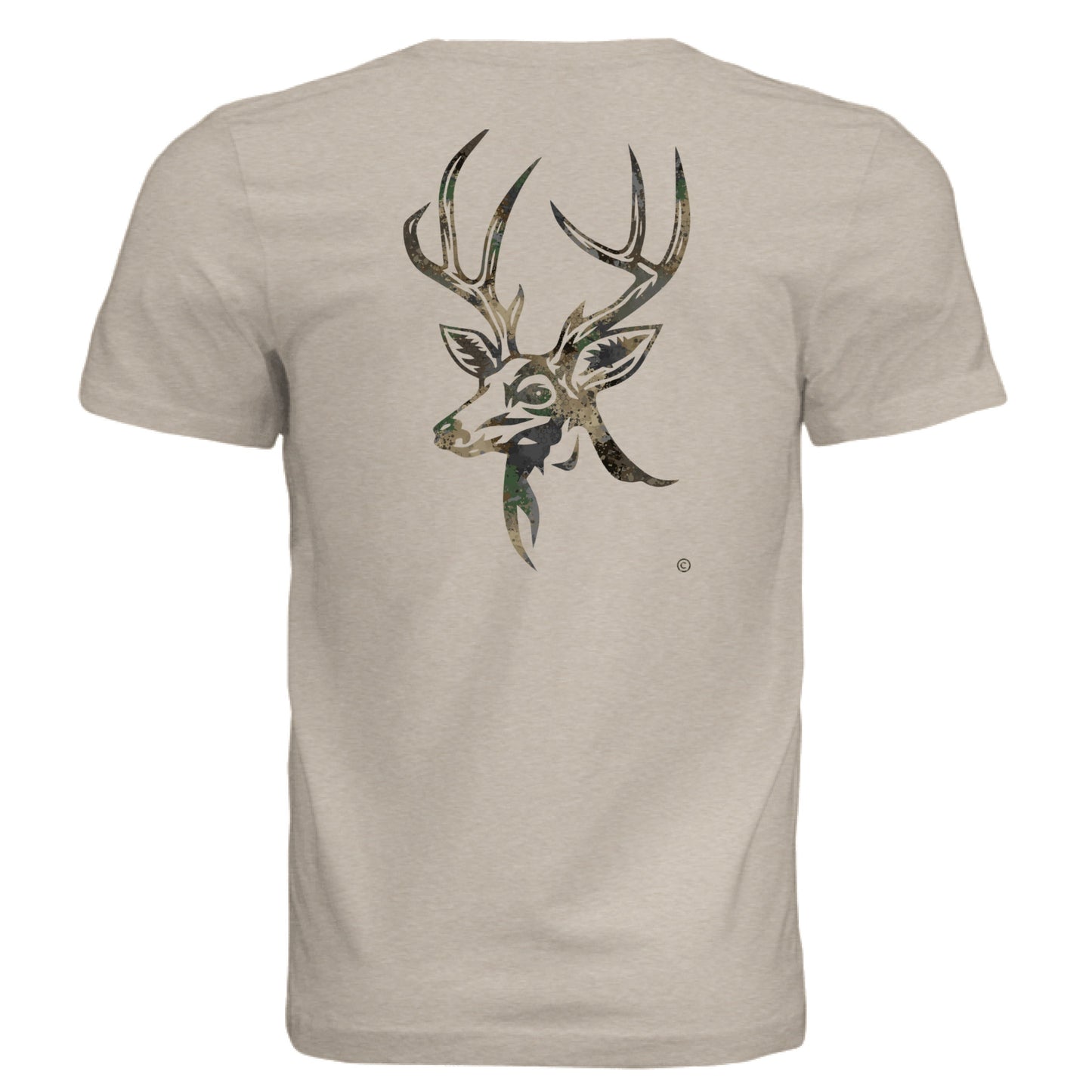 Forest Splash Burst Camo Buck T-Shirt
