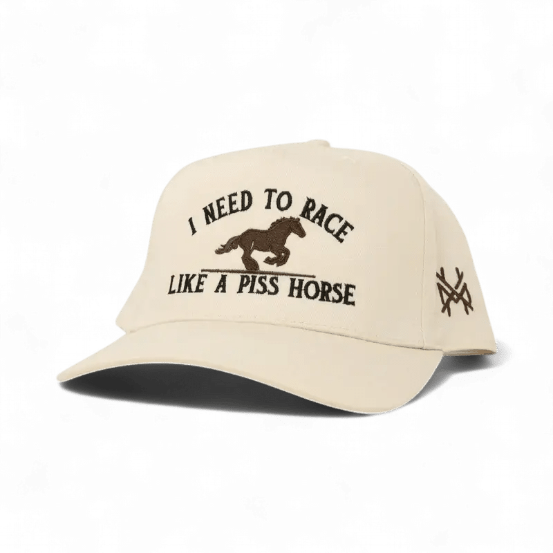 Race Like A Piss Horse Snapback Hat