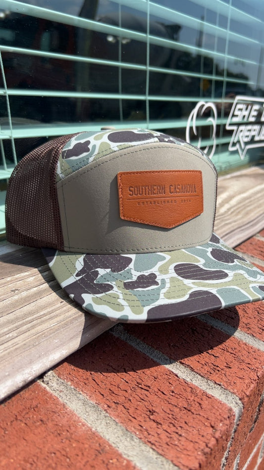 Men's Southern Casanova Marsh Grass Camo Hi-Profile Trucker Hat