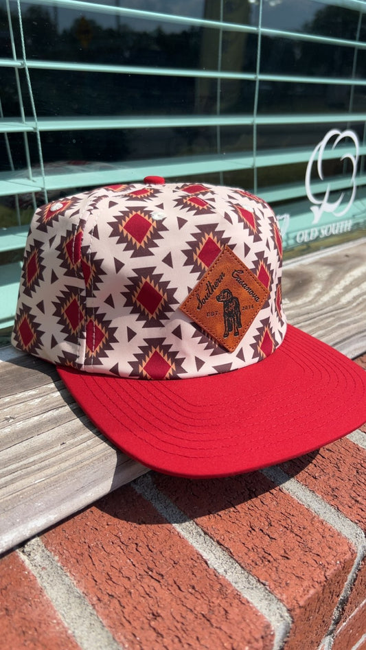 Men's Southern Casanova Warrior Aztec Print Trucker Hat