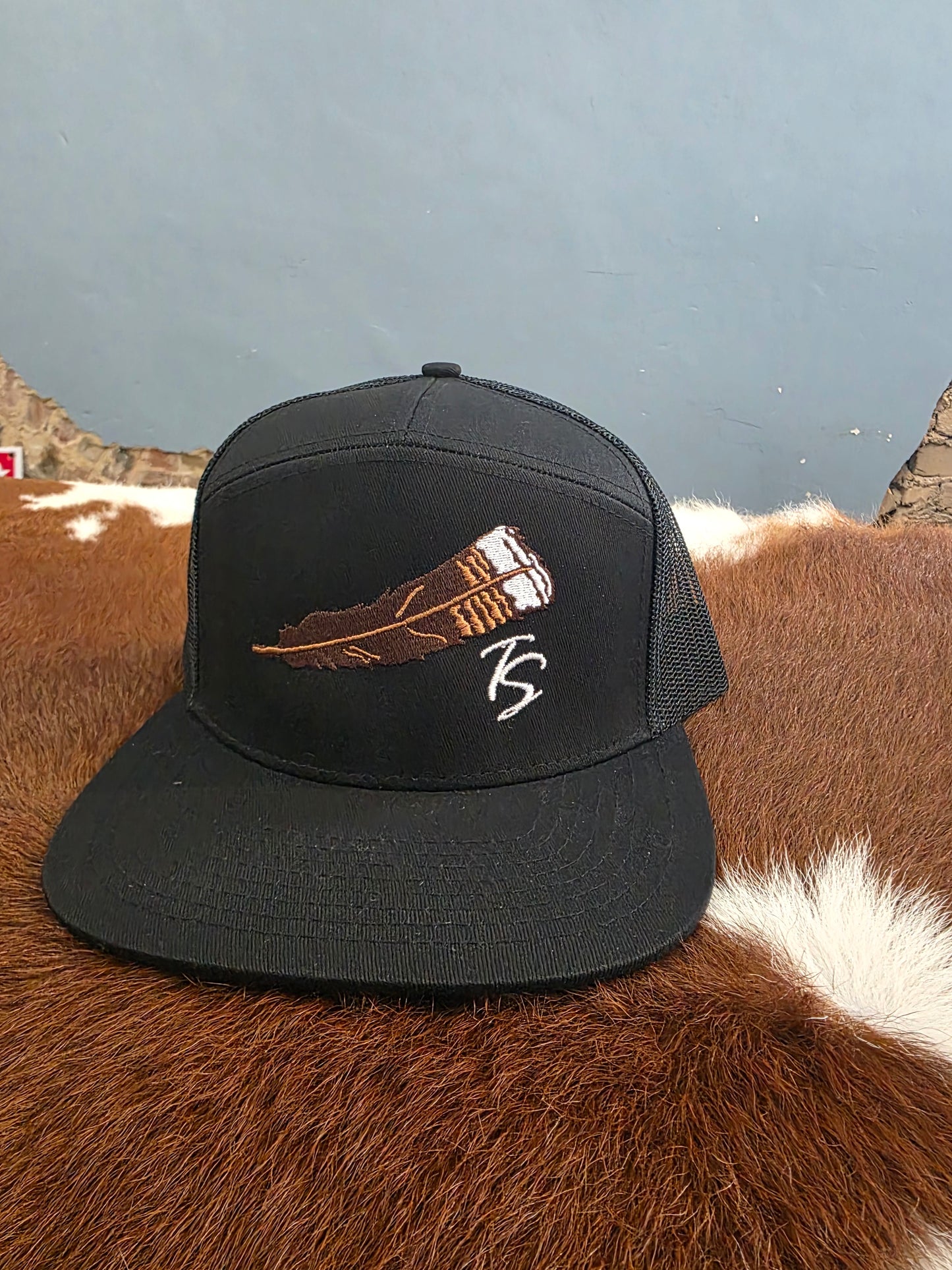 Thomas Strut's Apparel Co. 7-Panel Feather Hat