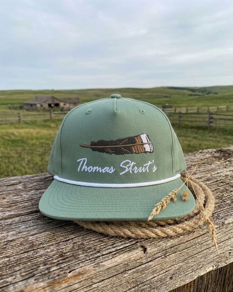 Thomas Strut's Feather Sage 5-Panel Performance Trucker Hat