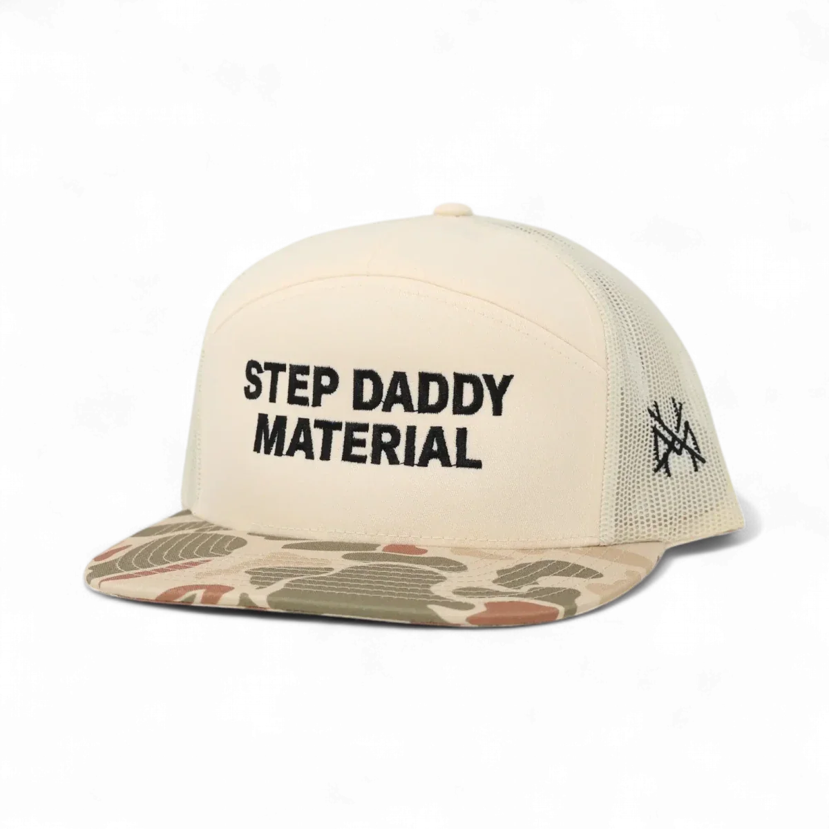 Step Daddy Material Snapback Hat