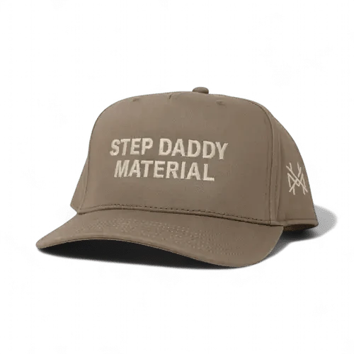 Step Daddy Material Snapback Hat
