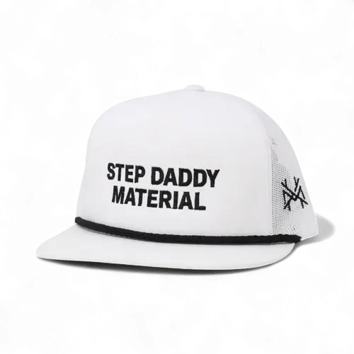 Step Daddy Material Snapback Hat