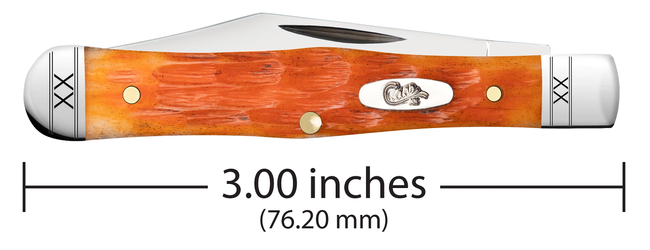 Case XX™ Swell Center Jack 35811 Jigged Cayenne Bone Stainless Pocket Knife