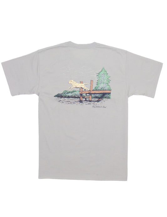 Youth Properly Tied Dock Diving Pocket Tee S/S