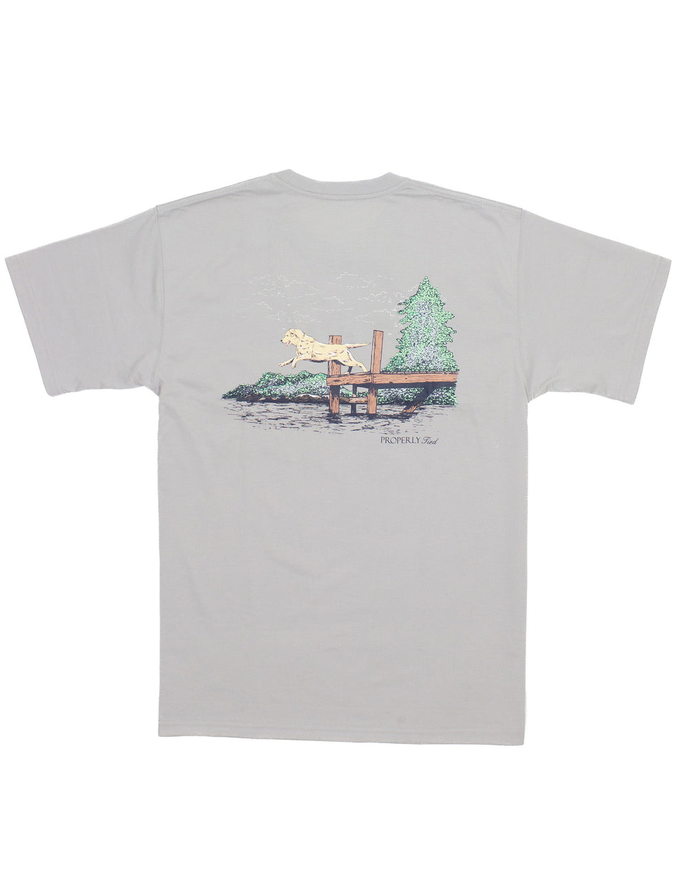 Youth Properly Tied Dock Diving Pocket Tee S/S